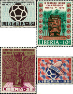 55625 MNH LIBERIA 1970 COPA DEL MUNDO DE FUTBOL. MEXICO-70 - Liberia