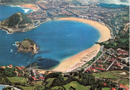 ESPAGNE - San Sebastian - Vue Aérienne - Colorisé - Carte Postale - Guipúzcoa (San Sebastián)