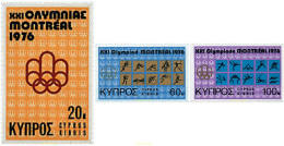 71720 MNH CHIPRE 1976 21 JUEGOS OLIMPICOS VERANO MONTREAL 1976 - Unused Stamps