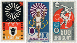 50396 MNH URUGUAY 1972 20 JUEGOS OLIMPICOS VERANO MUNICH 1972 - Uruguay