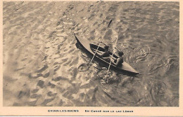 EVIAN LES BAINS  - ( 74 ) - En Canoé Sur Le Lac Leman - Evian-les-Bains