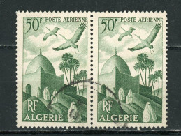ALGERIE (RF) - POSTE AERIENNE -   N° Yt 9 Obli. Ronde - Poste Aérienne
