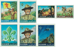 68179 MNH RAS AL KHAIMA 1967 12 JAMBOREE MUNDIAL EN IDAHO - Ras Al-Khaimah