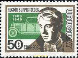 234996 MNH URUGUAY 1974 HECTOR SUPPICI - PILOTO DE COCHES - Uruguay