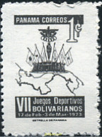 27005 MNH PANAMA 1973 7 FESTIVAL DEPORTIVO SIMON BOLIVAR. - Panama
