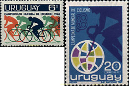 50397 MNH URUGUAY 1969 CAMPEONATOS DEL MUNDO DE CICLISMO EN MONTEVIDEO - Uruguay