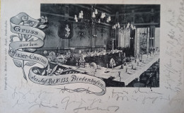 Thionville - Gruss Aus Dem Offizier-Casino Des Inf. Reg. No. 135 Diedenhofen S/w  Postalisch Gelaufen 1899 - Selten - Thionville