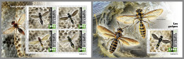 DJIBOUTI 2023 MNH Wasps Wespen M/S+S/S – OFFICIAL ISSUE – DHQ2420 - Andere & Zonder Classificatie