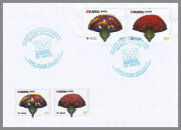 CAPE VERDE 2024 FDC 25 ABRIL & Democracy 25. April & Demokratie 2v – OFFICIAL ISSUE – DHQ2420 - Autres & Non Classés