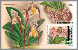 DJIBOUTI 2023 MNH Orchids Orchideen S/S – OFFICIAL ISSUE – DHQ2420 - Orchidées