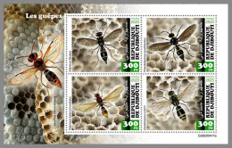 DJIBOUTI 2023 MNH Wasps Wespen M/S – OFFICIAL ISSUE – DHQ2420 - Other & Unclassified