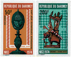 30712 MNH DAHOMEY 1974 21 OLIMPIADA DE AJEDREZ EN NIZA - Unused Stamps