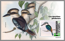 DJIBOUTI 2023 MNH Kingfishers Eisvögel S/S – OFFICIAL ISSUE – DHQ2420 - Altri & Non Classificati