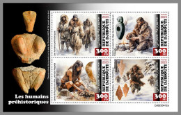 DJIBOUTI 2023 MNH Prehistoric Humans Präh. Menschen M/S – OFFICIAL ISSUE – DHQ2420 - Prehistorics