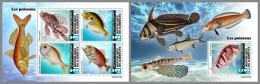 DJIBOUTI 2023 MNH Fishes Fische M/S+S/S – OFFICIAL ISSUE – DHQ2420 - Fische