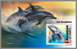 DJIBOUTI 2023 MNH Dolphins Delphine S/S – OFFICIAL ISSUE – DHQ2420 - Delfini