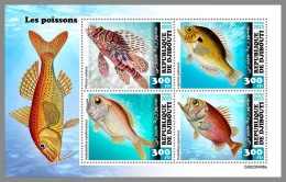 DJIBOUTI 2023 MNH Fishes Fische M/S – OFFICIAL ISSUE – DHQ2420 - Fische