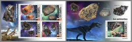 DJIBOUTI 2023 MNH Meteorites Meteoriten Dinosaurs M/S+S/S – OFFICIAL ISSUE – DHQ2420 - Minéraux