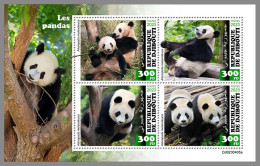 DJIBOUTI 2023 MNH Pandas Bears Bären M/S – OFFICIAL ISSUE – DHQ2420 - Orsi