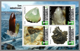 DJIBOUTI 2023 MNH Minerals Mineralien M/S – OFFICIAL ISSUE – DHQ2420 - Minerales
