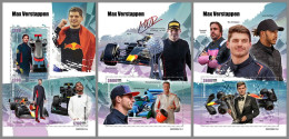 GUINEA-BISSAU 2023 MNH Max Verstappen Formula 1 Formel 1 M/S+2S/S – OFFICIAL ISSUE – DHQ2420 - Automobile