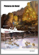 GUINEA-BISSAU 2023 MNH Christmas Paintings Weihnachtsgemälde S/S I – OFFICIAL ISSUE – DHQ2420 - Religión