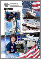 GUINEA-BISSAU 2023 MNH Sally Ride Woman In Space Raumfahrt M/S – OFFICIAL ISSUE – DHQ2420 - Afrique