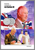 GUINEA-BISSAU 2023 MNH King Charles III. 2nd Coronation S/S II – OFFICIAL ISSUE – DHQ2420 - Royalties, Royals