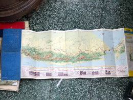 World Maps Old-ASIAN HIGHWAY ROUTE MAP INDONESI Before 1975-1 Pcs - Topographical Maps