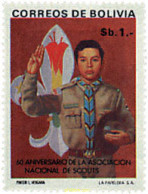 40958 MNH BOLIVIA 1976 60 ANIVERSARIO DEL ESCULTISMO EN BOLIVIA - Bolivie