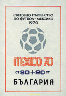 81401 MNH BULGARIA 1970 COPA DEL MUNDO DE FUTBOL. MEXICO-70 - Ongebruikt