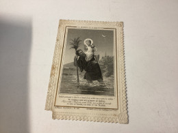 Image, Pieuse Et Religieuse, 1900 En L état Dentelle Dentelé - Devotion Images