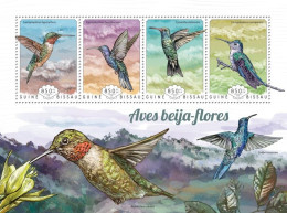 ( 250 43) - 2014- GUINEA BISSAU - HUMMINGBIRDS                4V  MNH** - Segler & Kolibris