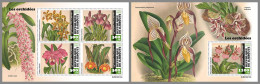 DJIBOUTI 2023 MNH Orchids Orchideen M/S+S/S – IMPERFORATED – DHQ2420 - Orchideeën