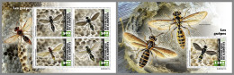 DJIBOUTI 2023 MNH Wasps Wespen M/S+S/S – IMPERFORATED – DHQ2420 - Andere & Zonder Classificatie