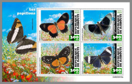 DJIBOUTI 2023 MNH Butterflies Schmetterlinge M/S – IMPERFORATED – DHQ2420 - Papillons