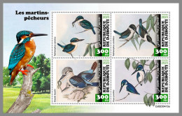 DJIBOUTI 2023 MNH Kingfishers Eisvögel M/S – IMPERFORATED – DHQ2420 - Sonstige & Ohne Zuordnung