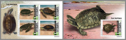 DJIBOUTI 2023 MNH Turtles Schildkröten M/S+S/S – IMPERFORATED – DHQ2420 - Tortugas
