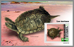 DJIBOUTI 2023 MNH Turtles Schildkröten S/S – IMPERFORATED – DHQ2420 - Tartarughe