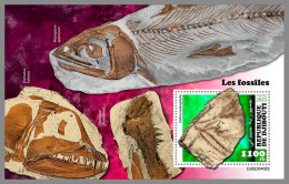 DJIBOUTI 2023 MNH Fossils Fossilien S/S – IMPERFORATED – DHQ2420 - Fósiles