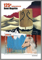 GUINEA-BISSAU 2023 MNH René Magritte Paintings Gemälde S/S II – IMPERFORATED – DHQ2420 - Altri & Non Classificati