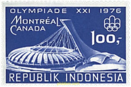 27236 MNH INDONESIA 1976 21 JUEGOS OLIMPICOS VERANO MONTREAL 1976 - Indonesië