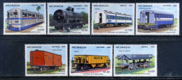 Nicaragua 1983 / Trains Railways Wagons MNH Trenes FFCC Züge / Gs40  38-46 - Eisenbahnen