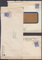 ⁕ Netherlands 1926 - 1928 ⁕ Queen Wilhelmina, Mi.184 & Mi.216 On Cover ⁕ 3v Used - See Scan - Lettres & Documents