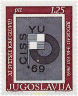 34330 MNH YUGOSLAVIA 1969 11 JUEGOS DEPORTIVOS PARA SORDOS - Nuovi