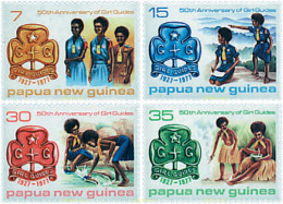 38816 MNH PAPUA NUEVA GUINEA 1977 50 ANIVERSARIO DEL ESCULTISMO FEMENINO - Papouasie-Nouvelle-Guinée