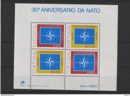 PORTUGAL 1978 OTAN Yvert BF 26, Michel Block 26 NEUF** MNH Cote Yv 9 Euros - Blocks & Sheetlets