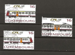 Eisenbahn 1996 Mi.Nr.1386-1388  Gebraucht - Usados