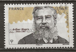 FRANCE Oblitéré 4450 Arthur Maury (1844-1907) Philatéliste Auteur D'un Catalogue De Timbres - 2010-.. Matasellados