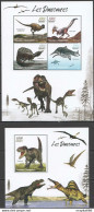 J458 2019 Dinosaurs Prehistoric Animals 1Kb+1Bl Mnh - Prehistóricos